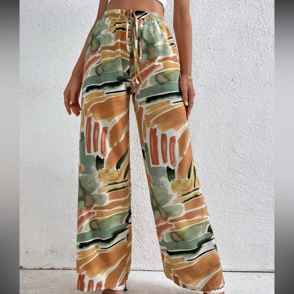 Fun Art Patterned Pants